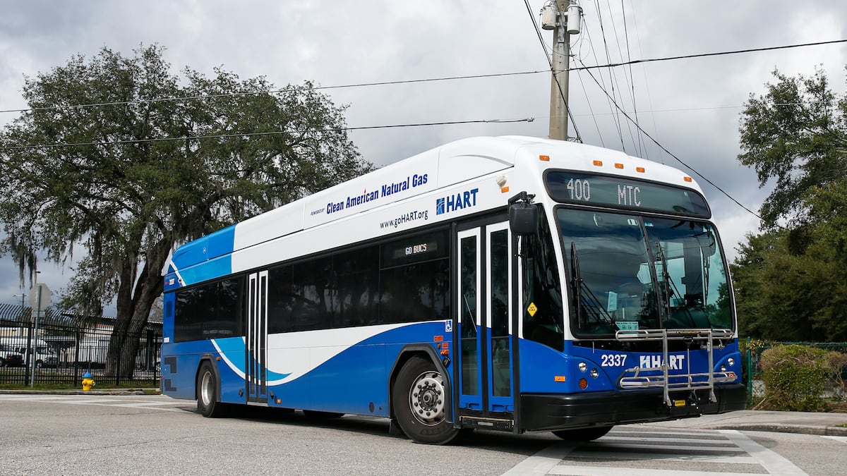 HART Bus Driver Cited After Tampa Crash Injures Police Officer