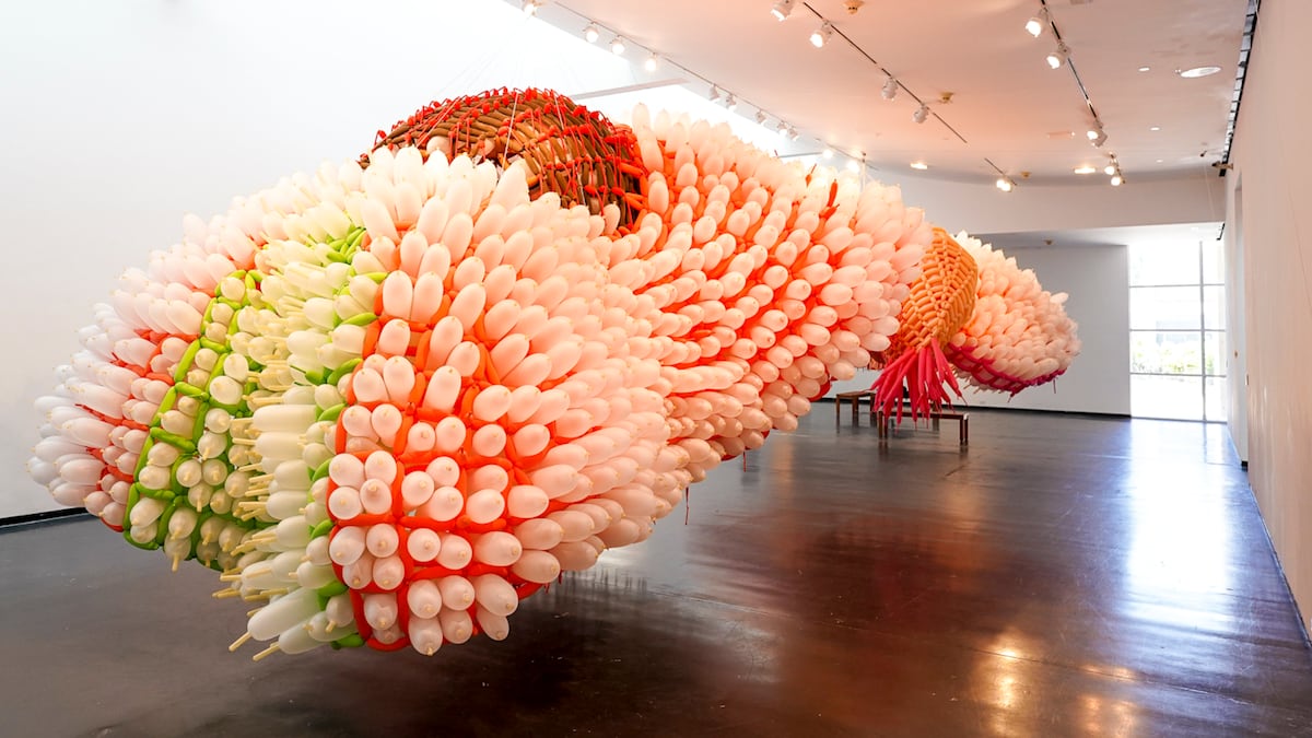 Ballery Balloon sculptures and paintings at Creative Pinellas showcase this ...