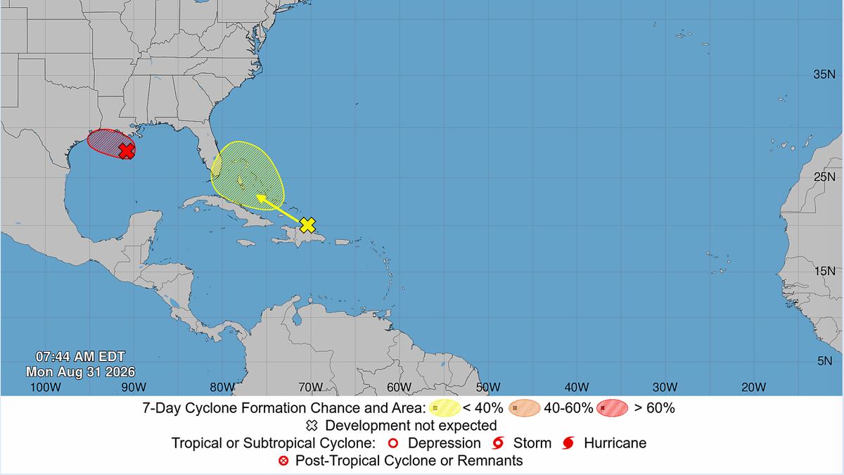 Tropical Storm Dolly remnants unlikely to develop. But heavy rain expected ...