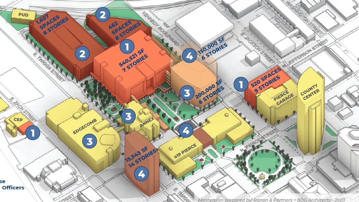 Tampa needs a new courthouse. This plan shows how it might be built
