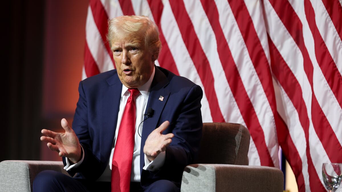 Trump Explaining Something Hey, God. Explain Donald Trump to me. | Column