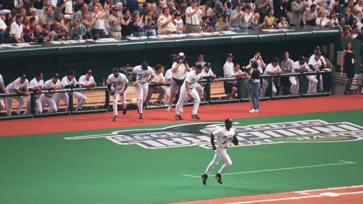 Derrick Devil Rays Chance to re-live history of 1998 Devil Rays inaugural game is special