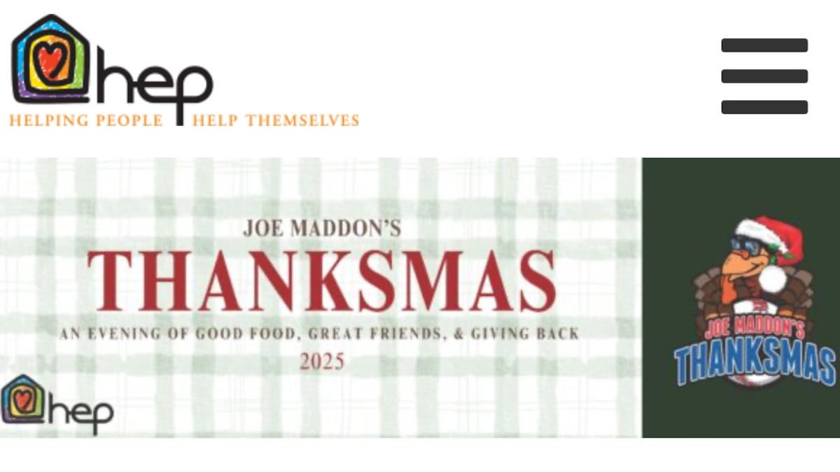 Der ehemalige Rays-Manager Joe Maddon veranstaltet ein Thanksmas-Event in ...