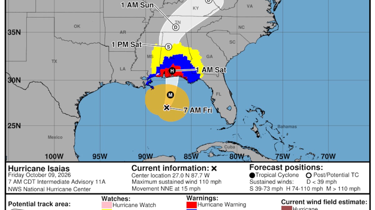 Isaias becomes major hurricane as it barrels toward Florida Panhandle ...